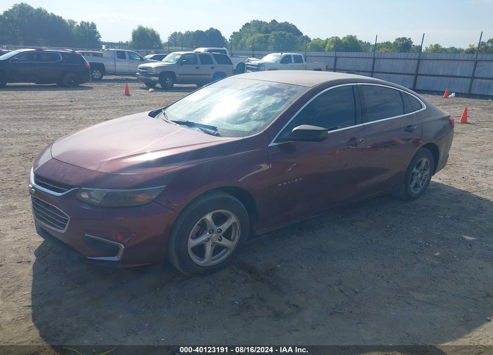 2016 CHEVROLET MALIBU LS VIN: 1G1ZB5ST0GF178531