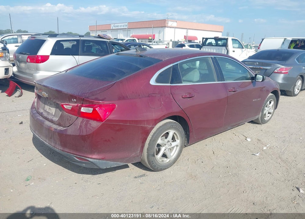 2016 CHEVROLET MALIBU LS VIN: 1G1ZB5ST0GF178531