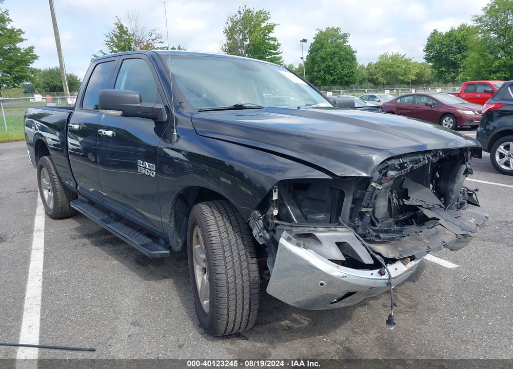 2018 RAM 1500 BIG HORN QUAD CAB 4X4 6'4 BOX VIN: 1C6RR7GG6JS228980
