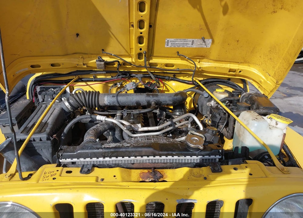 2001 JEEP WRANGLER SPORT VIN: 1J4FA49SX1P356199