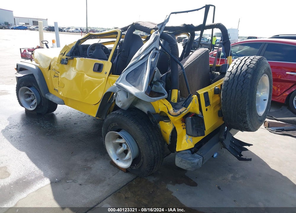 2001 JEEP WRANGLER SPORT VIN: 1J4FA49SX1P356199