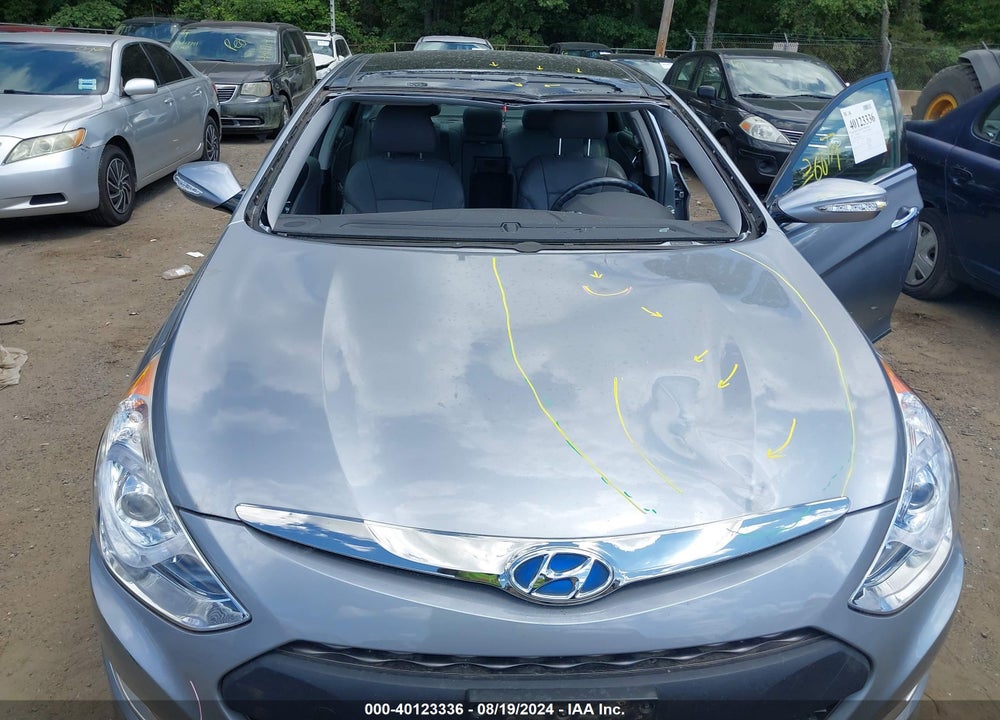 2014 HYUNDAI SONATA HYBRID LIMITED VIN: KMHEC4A40EA116060