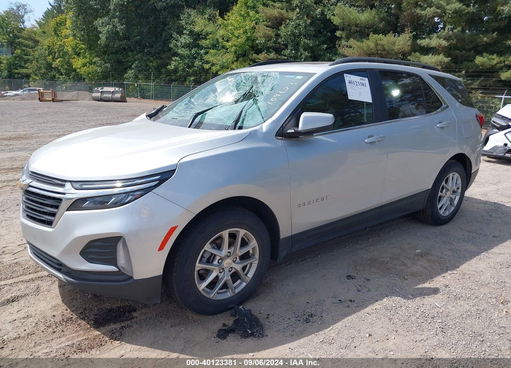 2022 CHEVROLET EQUINOX FWD LT VIN: 3GNAXKEV7NL109623