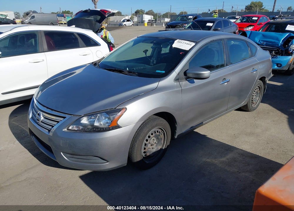 2014 NISSAN SENTRA S VIN: 3N1AB7AP3EY238346