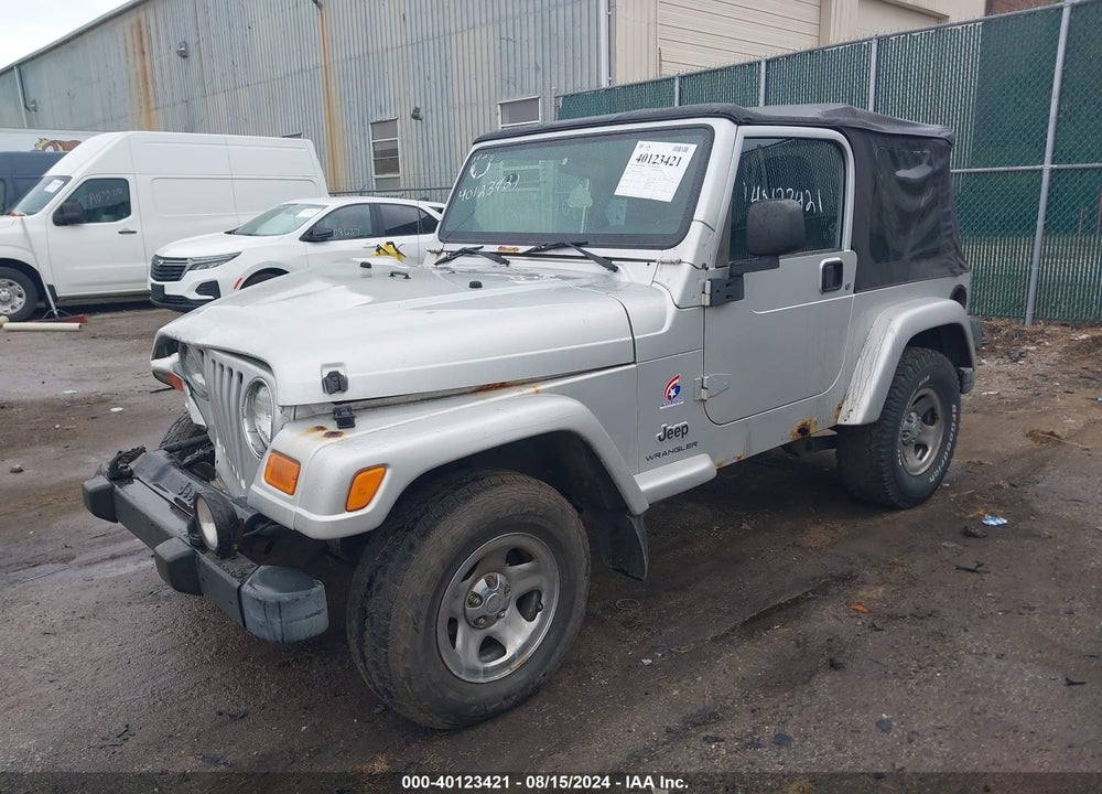 2003 JEEP WRANGLER X VIN: 1J4FA39S63P363597