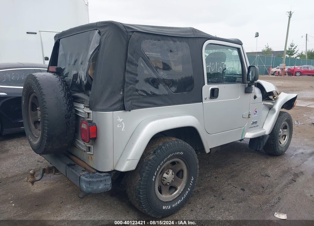2003 JEEP WRANGLER X VIN: 1J4FA39S63P363597