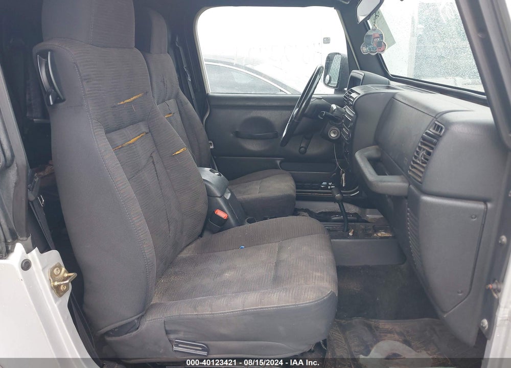 2003 JEEP WRANGLER X VIN: 1J4FA39S63P363597