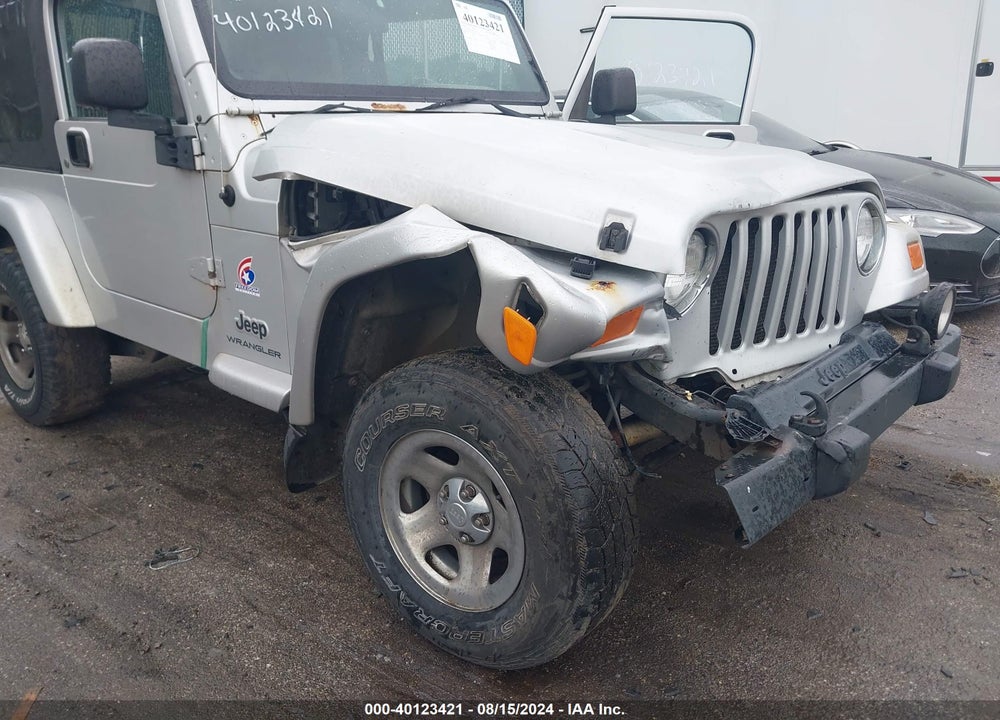 2003 JEEP WRANGLER X VIN: 1J4FA39S63P363597