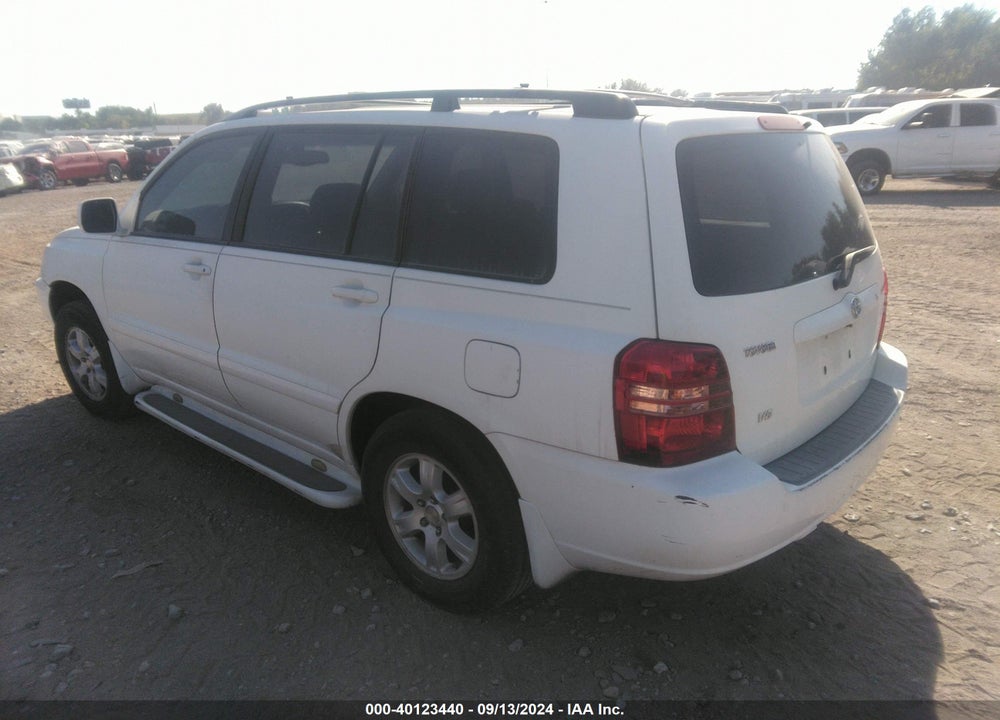2002 TOYOTA HIGHLANDER V6 VIN: JTEGF21A520067367