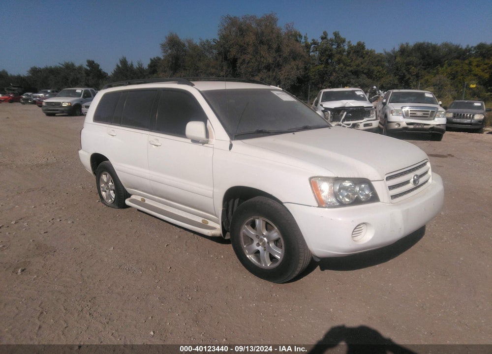 2002 TOYOTA HIGHLANDER V6 VIN: JTEGF21A520067367
