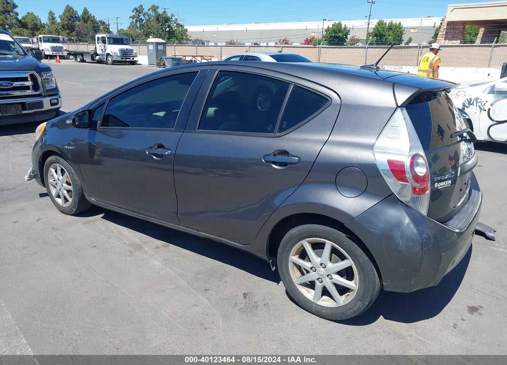 2012 TOYOTA PRIUS C FOUR VIN: JTDKDTB30C1518890