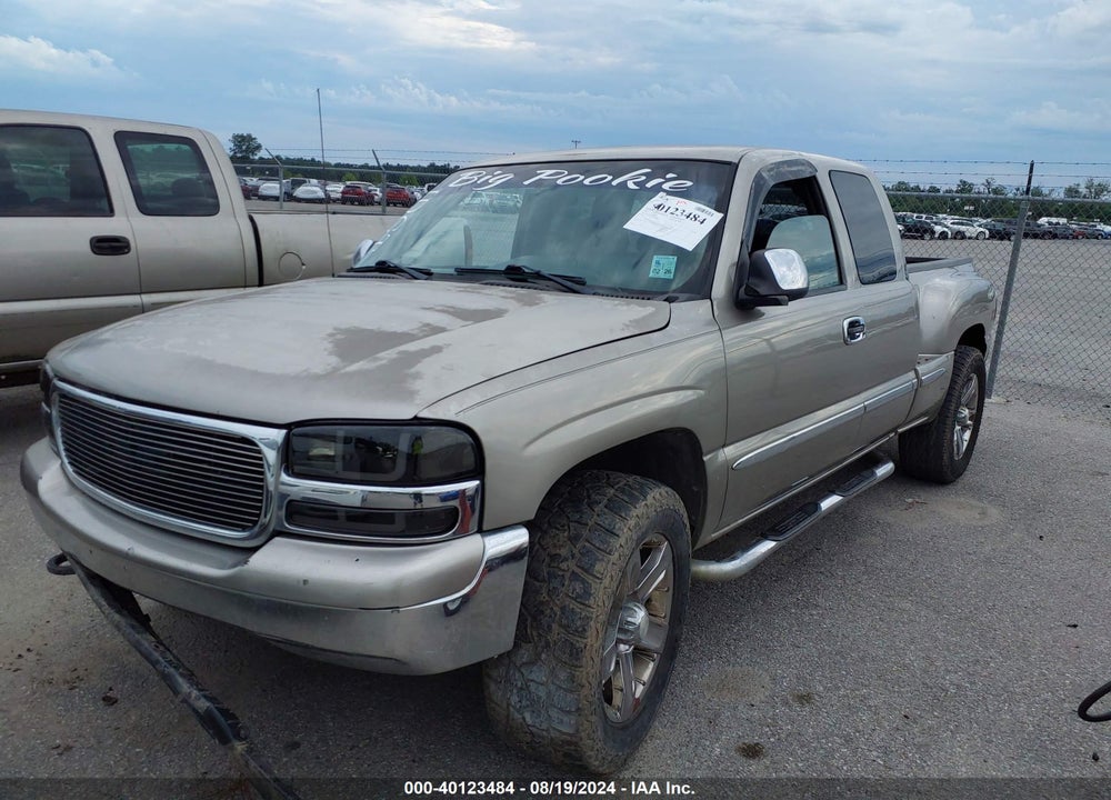 2002 GMC SIERRA 1500 SLE VIN: 2GTEK19T421140983
