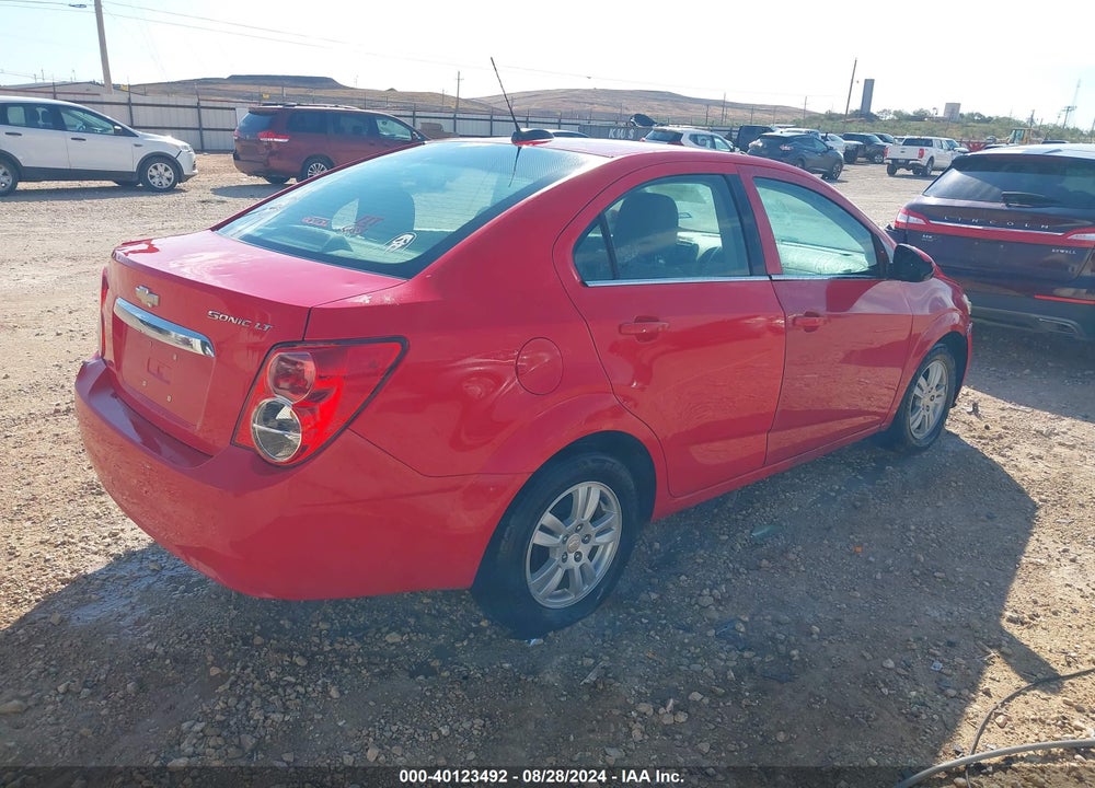 2015 CHEVROLET SONIC LT AUTO VIN: 1G1JC5SHXF4216606