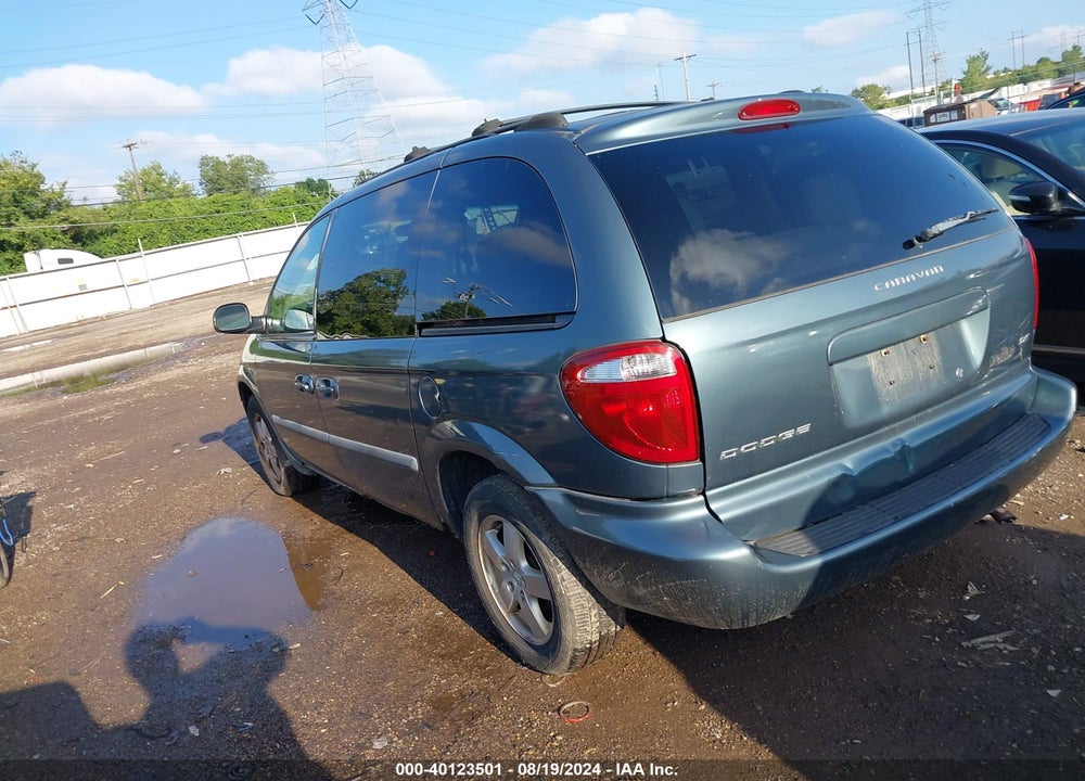 2005 DODGE CARAVAN SXT VIN: 1D4GP45R75B195960