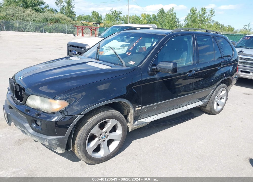 2005 BMW X5 4.4I VIN: 5UXFB53535LV19525