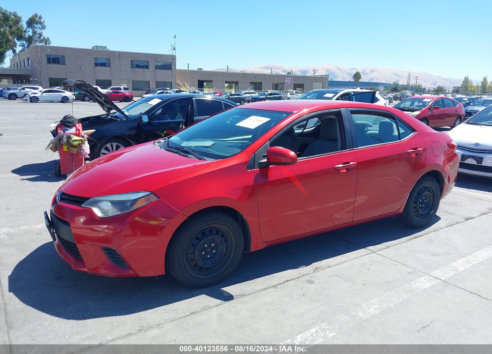 2014 TOYOTA COROLLA LE VIN: 5YFBURHE9EP022397