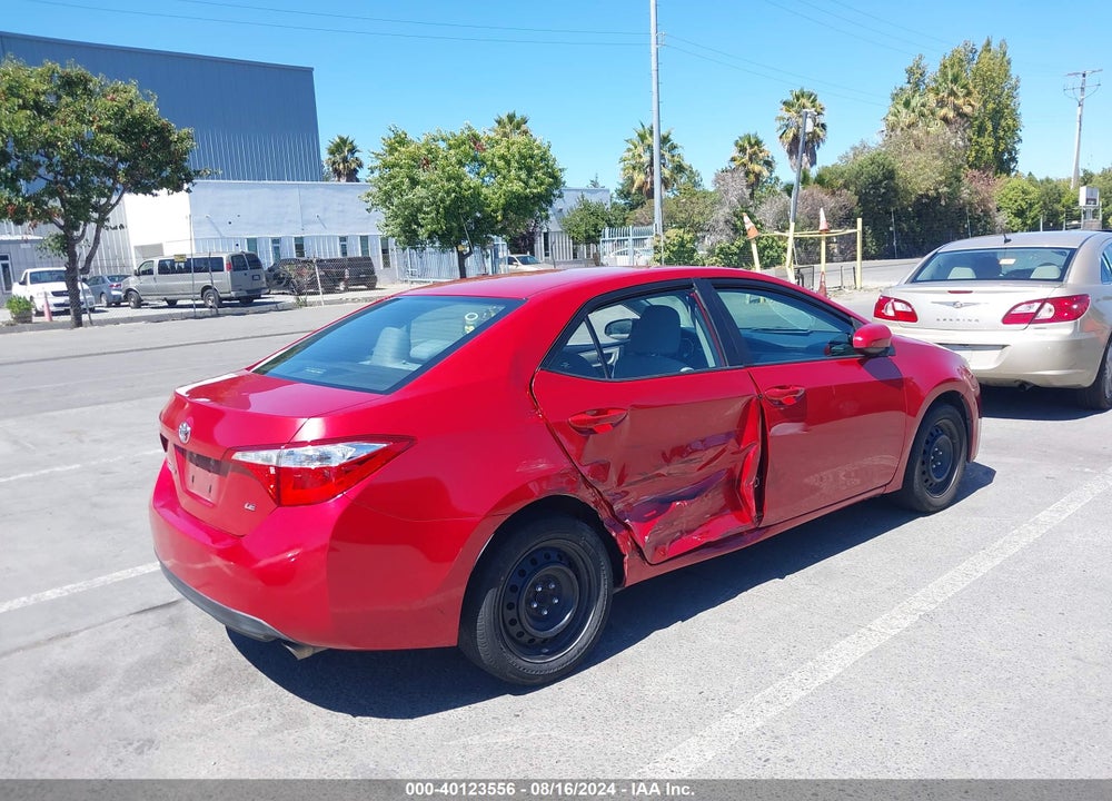 2014 TOYOTA COROLLA LE VIN: 5YFBURHE9EP022397