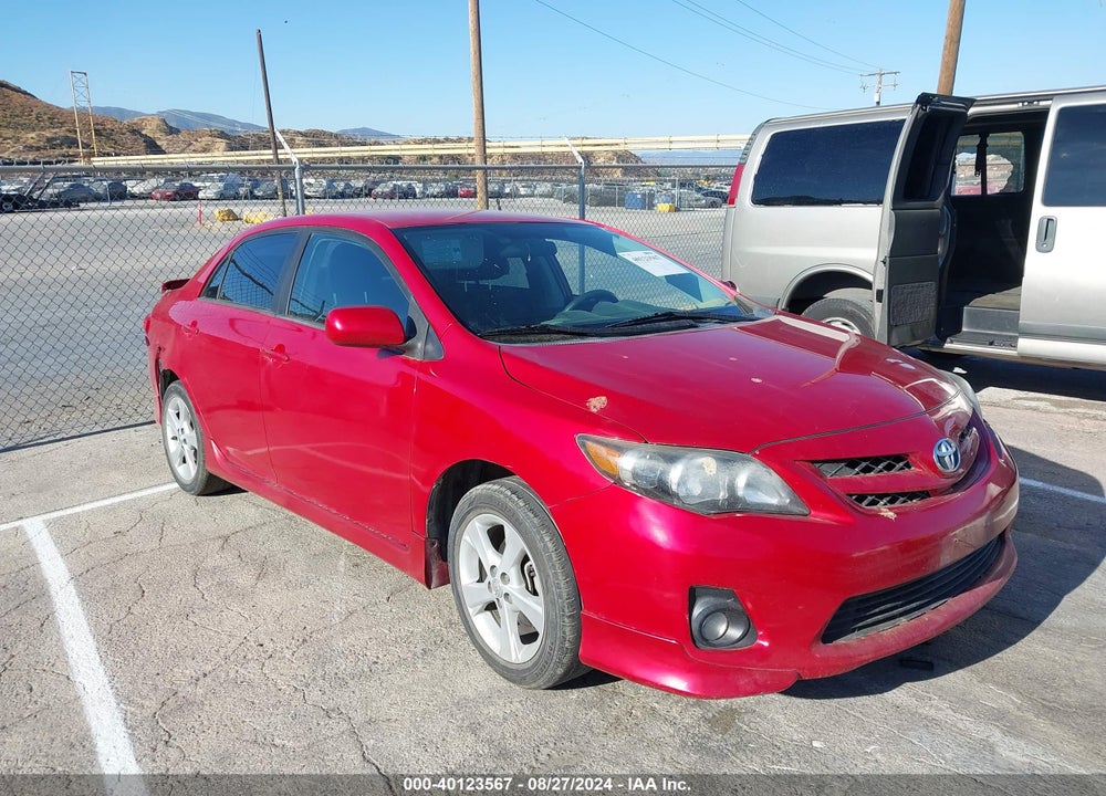 2013 TOYOTA COROLLA S VIN: 2T1BU4EE8DC957805
