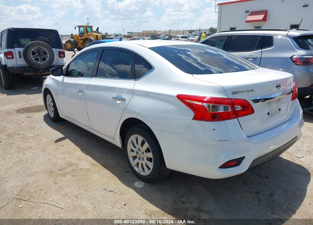 2019 NISSAN SENTRA S VIN: 3N1AB7AP6KY331440