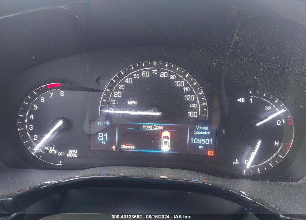 2017 CADILLAC XT5 STANDARD VIN: 1GYKNARS8HZ192421