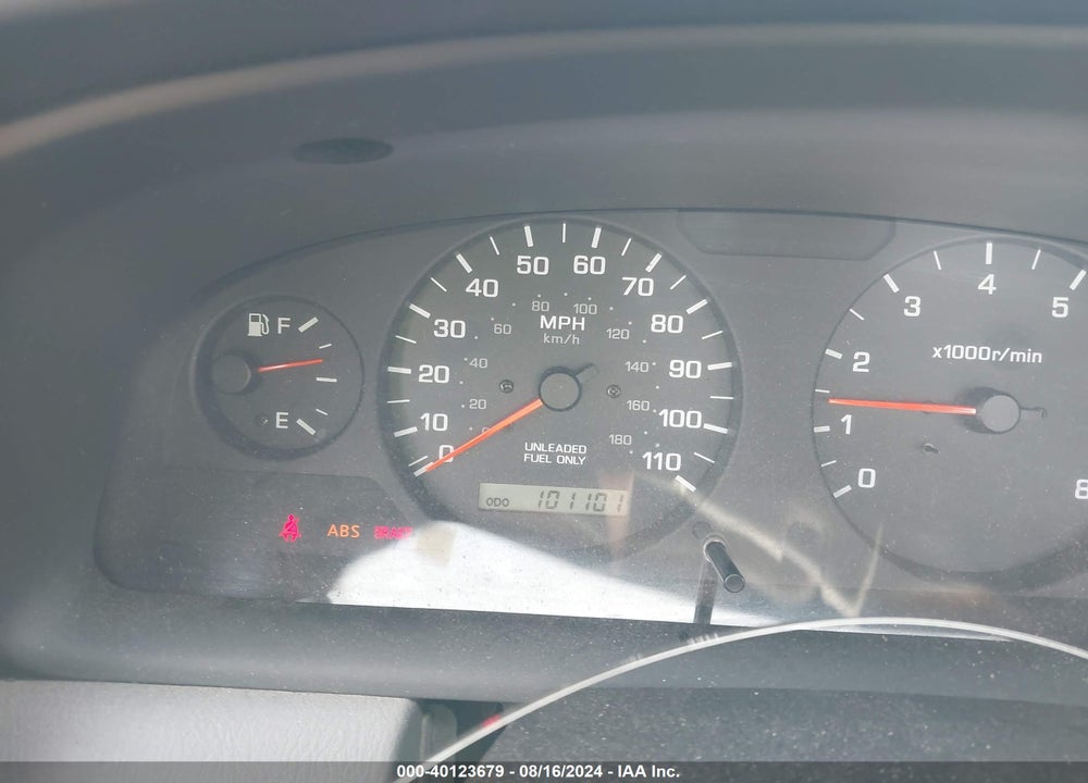 2000 NISSAN FRONTIER XE VIN: 1N6DD21S0YC344792