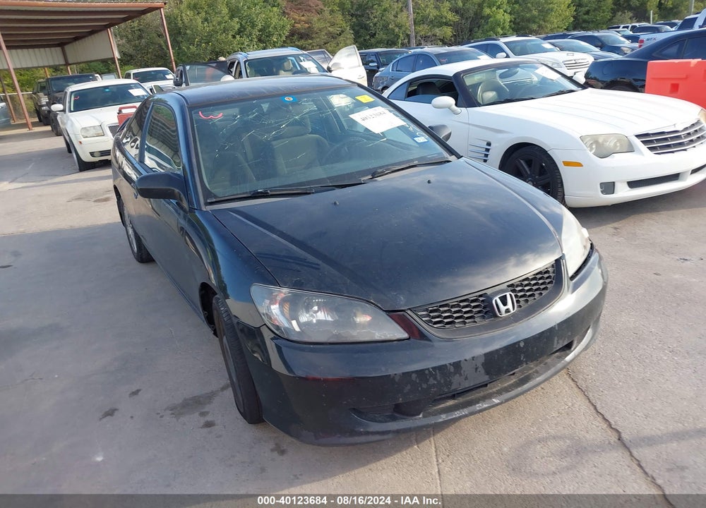 2005 HONDA CIVIC LX VIN: 1HGEM22505L035739