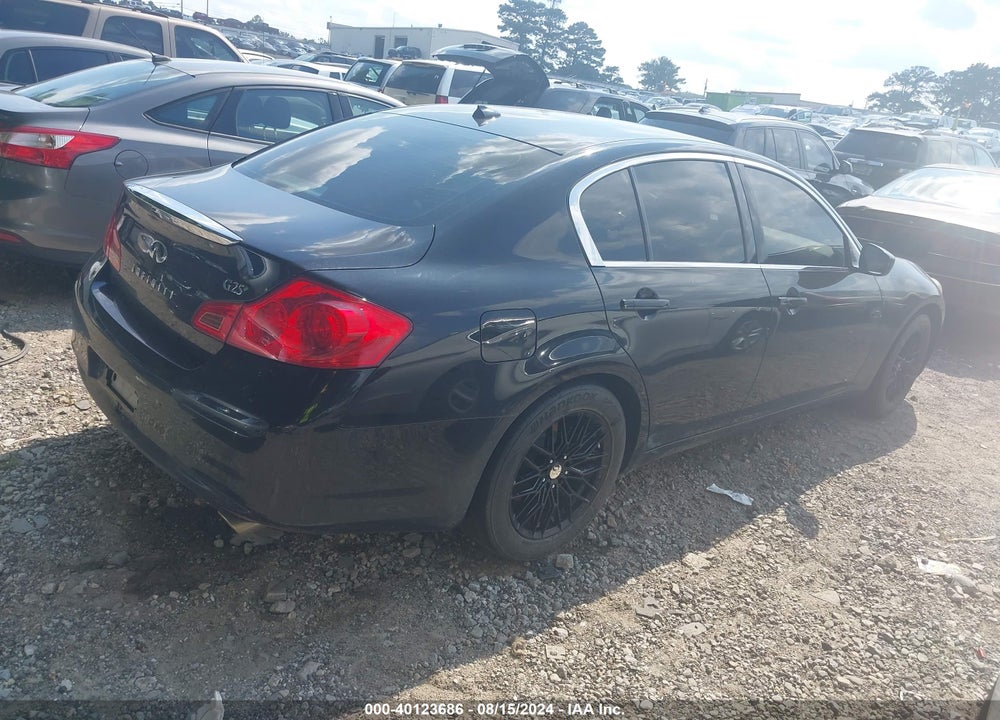 2012 INFINITI G25 JOURNEY VIN: JN1DV6AP4CM812192