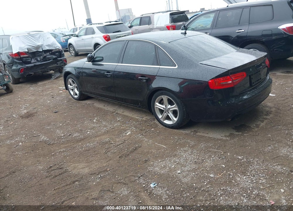 2013 AUDI A4 2.0T PREMIUM VIN: WAUBFAFL7DN039026