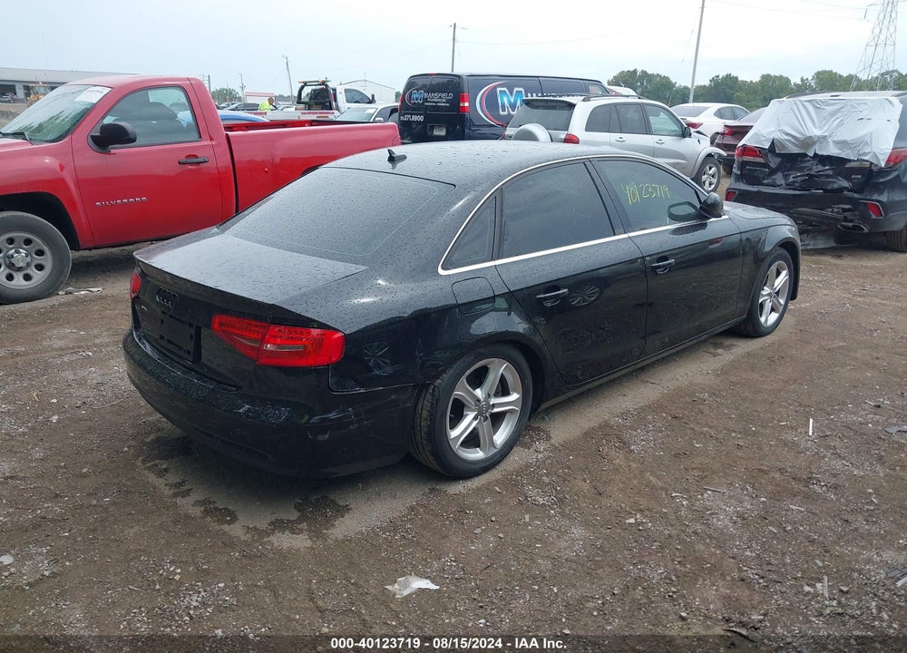 2013 AUDI A4 2.0T PREMIUM VIN: WAUBFAFL7DN039026