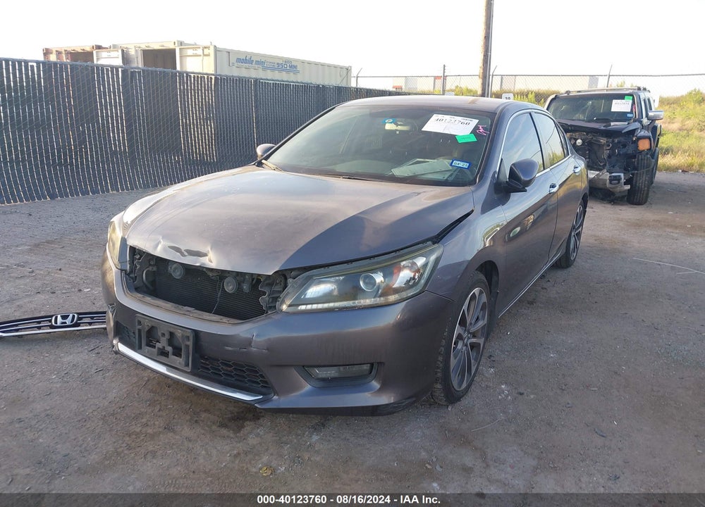 2015 HONDA ACCORD SPORT VIN: 1HGCR2F53FA118260