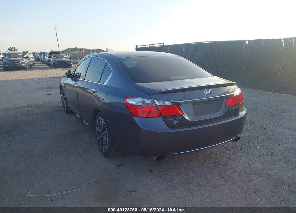 2015 HONDA ACCORD SPORT VIN: 1HGCR2F53FA118260