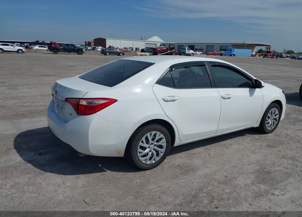 2019 TOYOTA COROLLA LE VIN: 5YFBURHE7KP885369