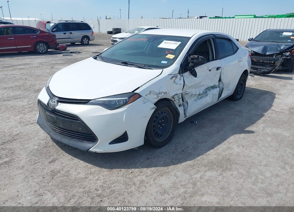 2019 TOYOTA COROLLA LE VIN: 5YFBURHE7KP885369