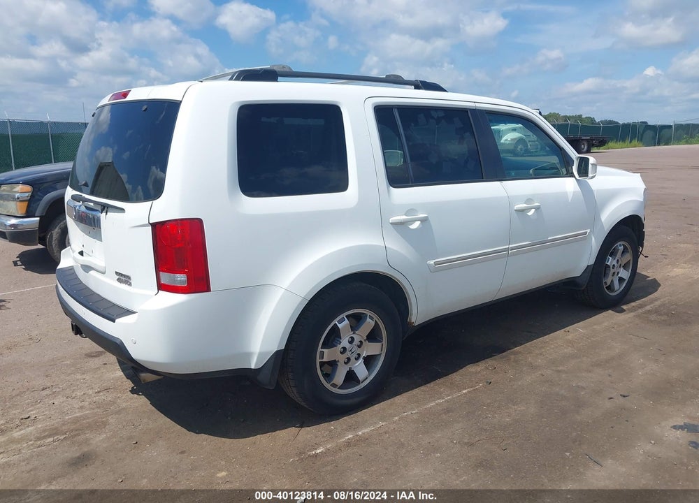 2010 HONDA PILOT TOURING VIN: 5FNYF4H90AB008727