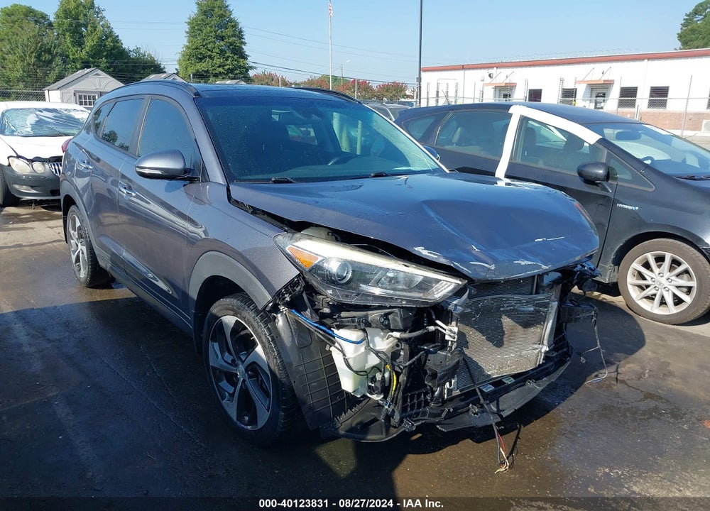 2016 HYUNDAI TUCSON LIMITED VIN: KM8J33A29GU148174
