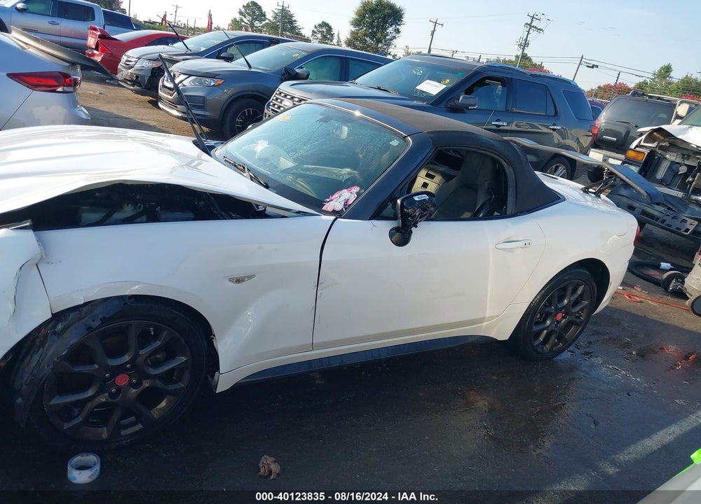 2017 FIAT 124 SPIDER ELABORAZIONE ABARTH VIN: JC1NFAEK8H0116835
