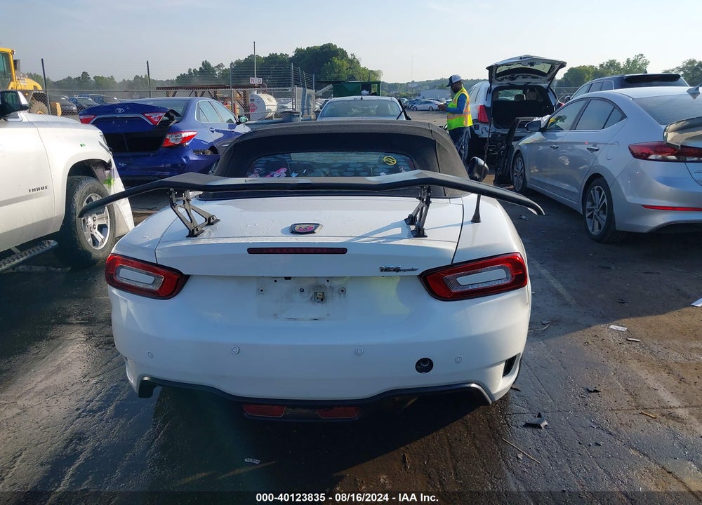 2017 FIAT 124 SPIDER ELABORAZIONE ABARTH VIN: JC1NFAEK8H0116835