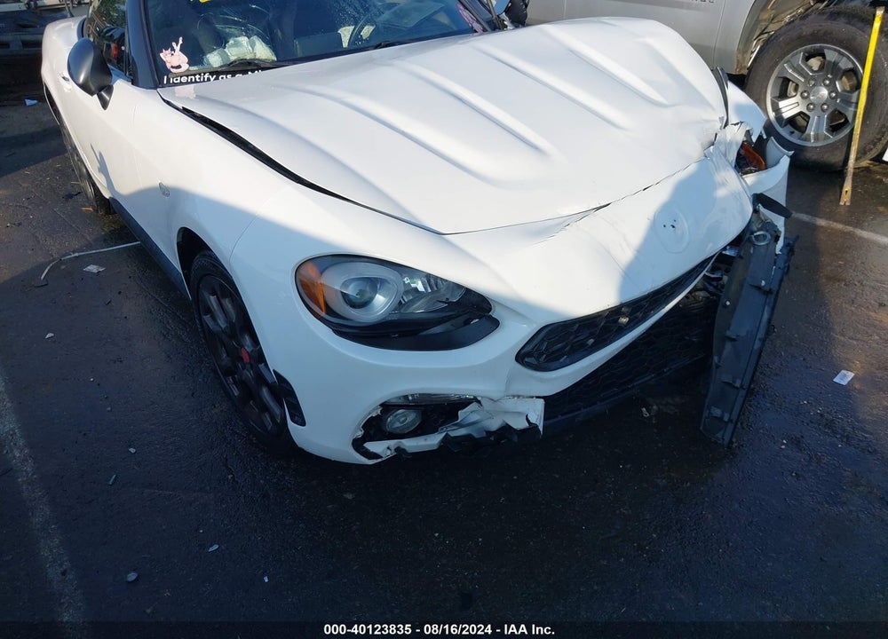 2017 FIAT 124 SPIDER ELABORAZIONE ABARTH VIN: JC1NFAEK8H0116835