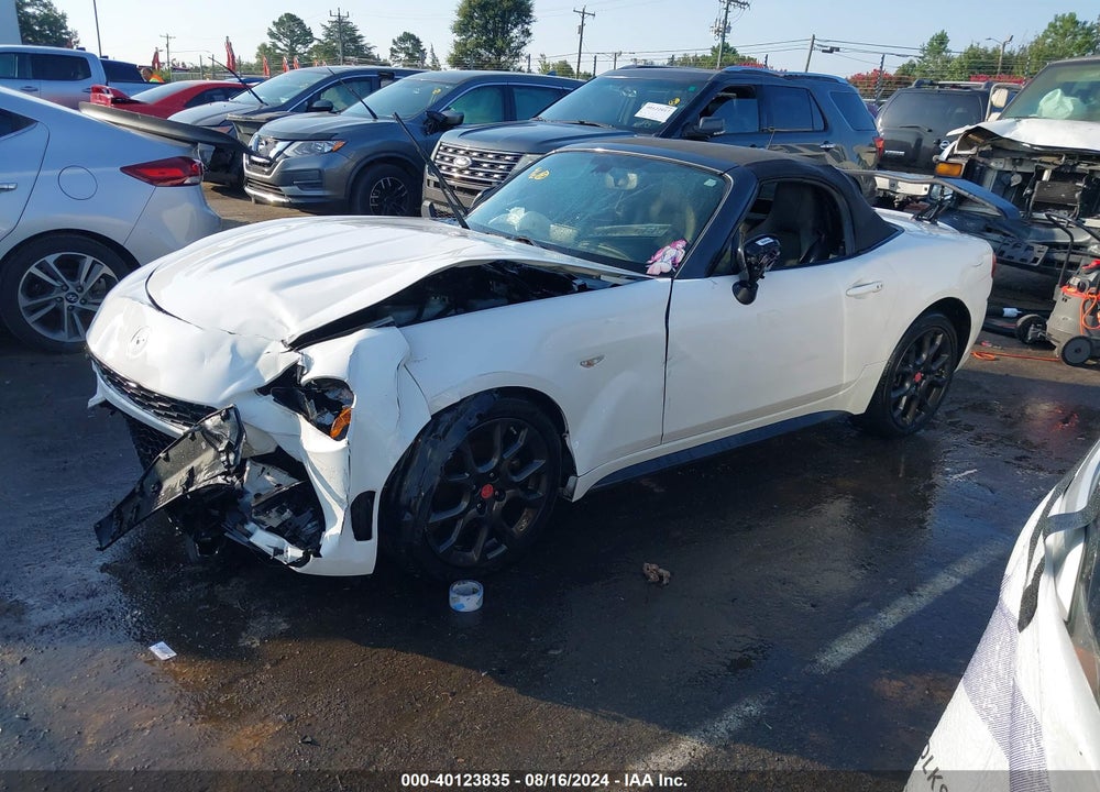 2017 FIAT 124 SPIDER ELABORAZIONE ABARTH VIN: JC1NFAEK8H0116835