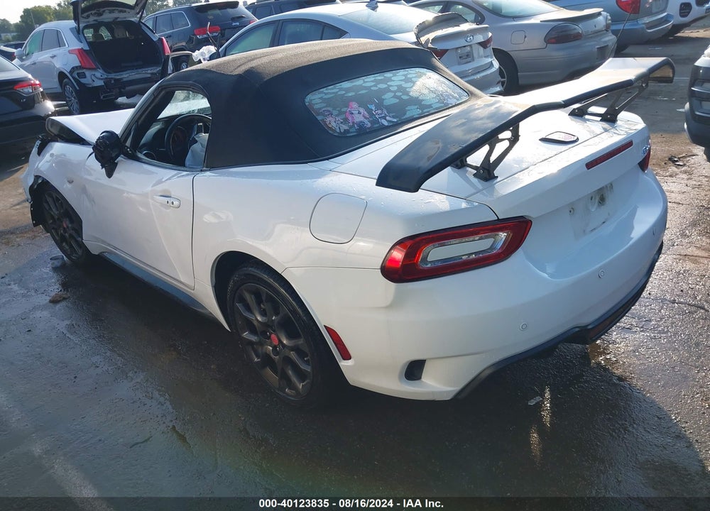 2017 FIAT 124 SPIDER ELABORAZIONE ABARTH VIN: JC1NFAEK8H0116835