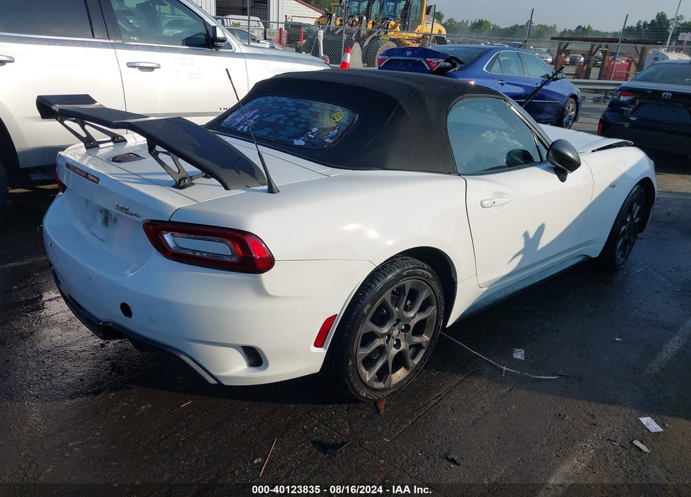 2017 FIAT 124 SPIDER ELABORAZIONE ABARTH VIN: JC1NFAEK8H0116835