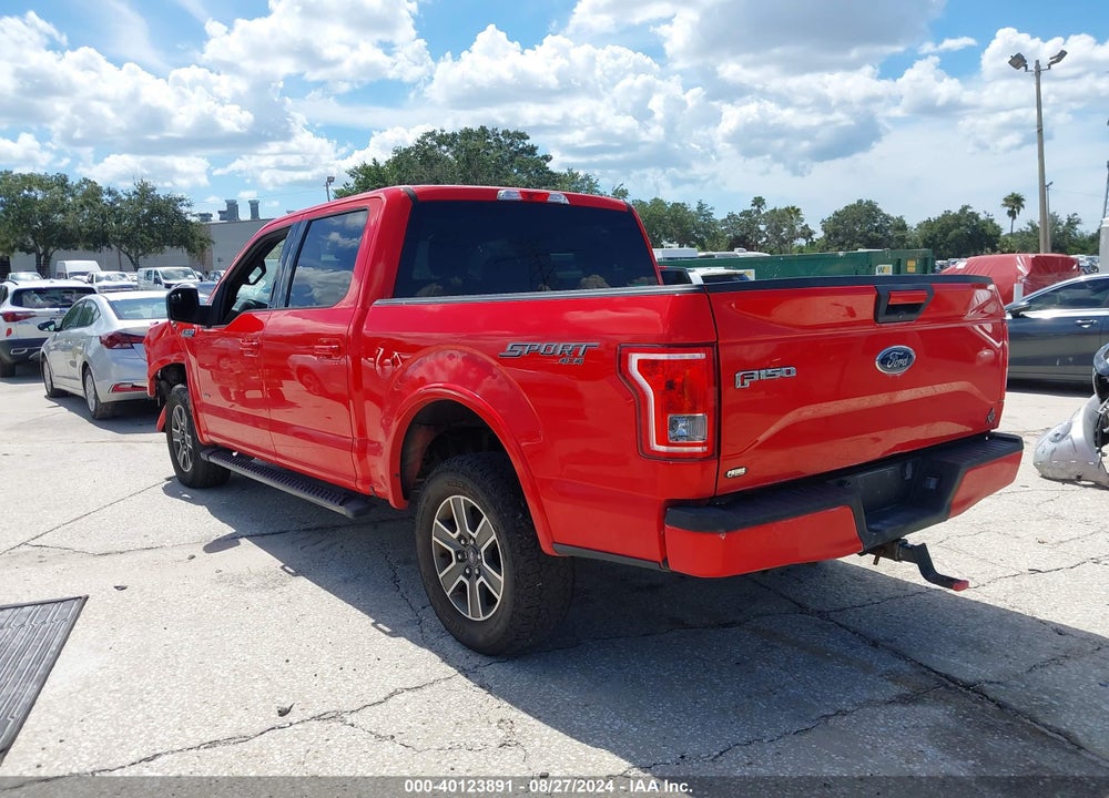 2015 FORD F-150 XLT VIN: 1FTEW1EGXFFC56362