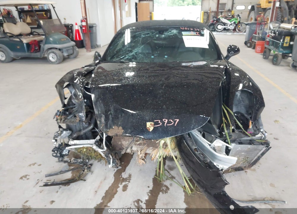2016 PORSCHE BOXSTER BLACK EDITION VIN: WP0CA2A87GS120418