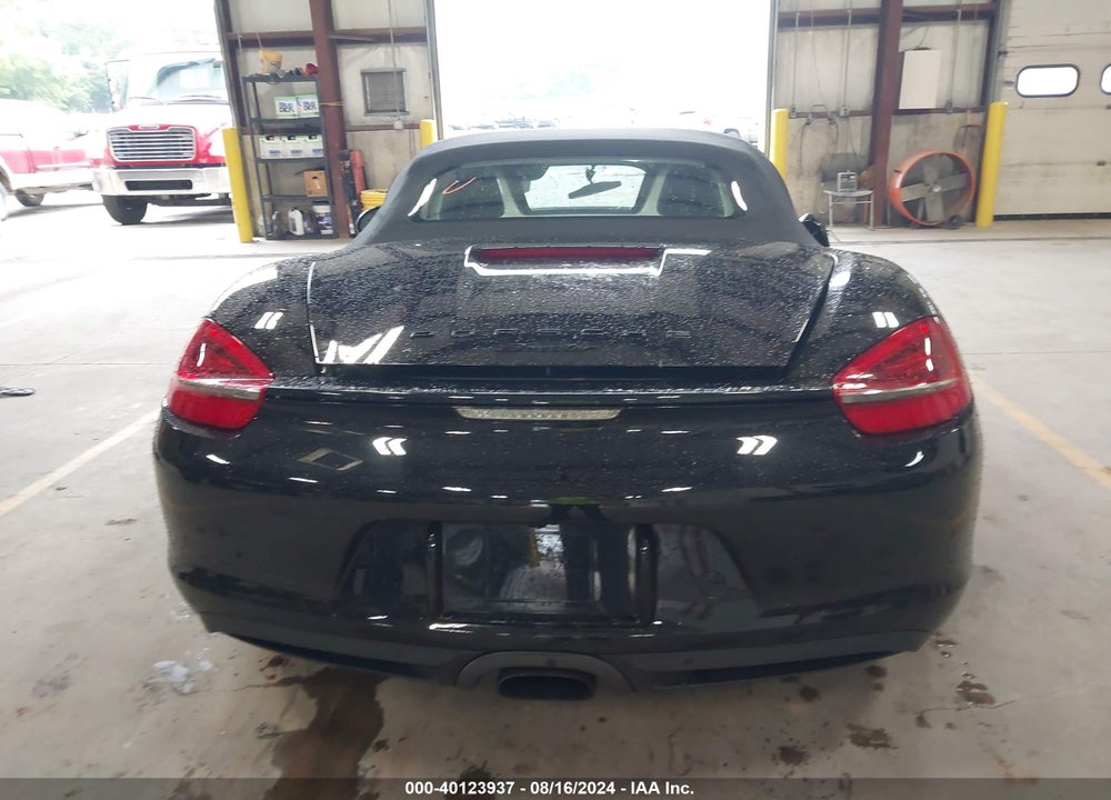 2016 PORSCHE BOXSTER BLACK EDITION VIN: WP0CA2A87GS120418
