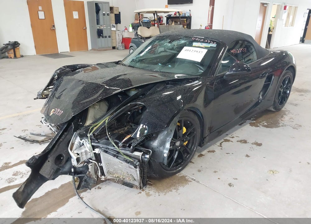 2016 PORSCHE BOXSTER BLACK EDITION VIN: WP0CA2A87GS120418