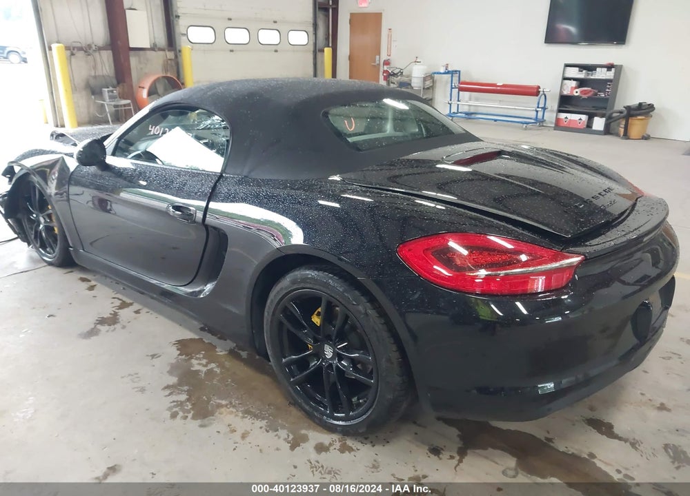 2016 PORSCHE BOXSTER BLACK EDITION VIN: WP0CA2A87GS120418
