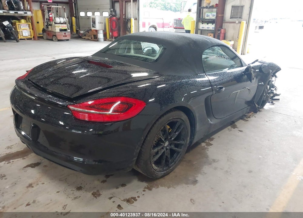 2016 PORSCHE BOXSTER BLACK EDITION VIN: WP0CA2A87GS120418