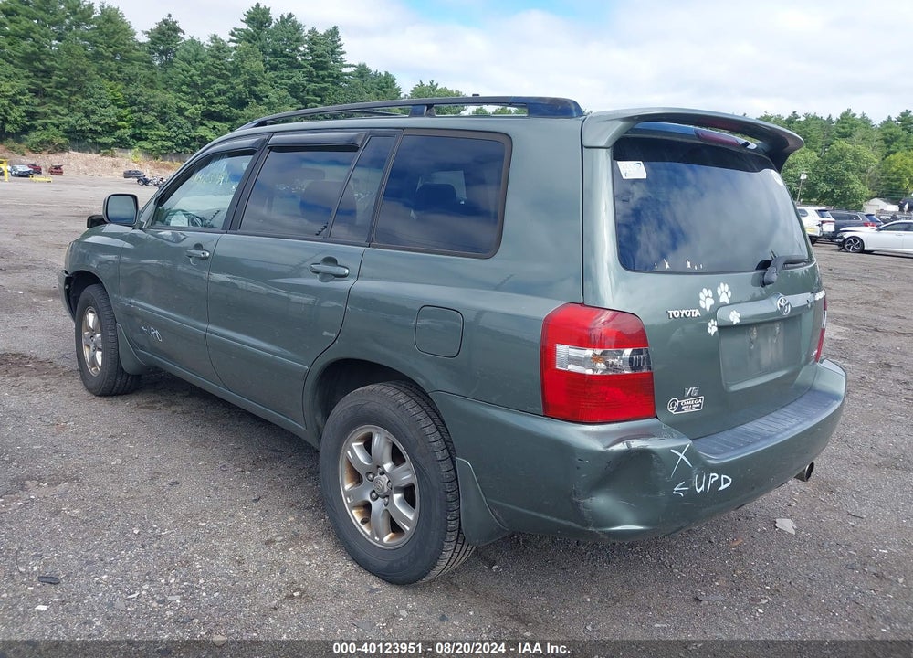 2007 TOYOTA HIGHLANDER V6 VIN: JTEEP21A470219571