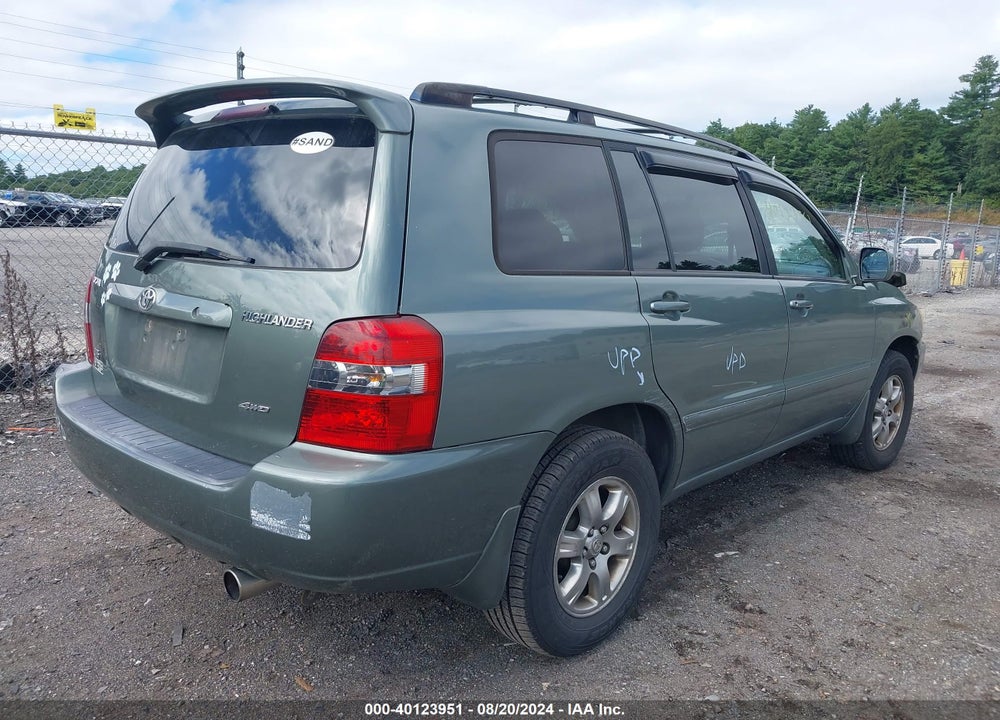 2007 TOYOTA HIGHLANDER V6 VIN: JTEEP21A470219571