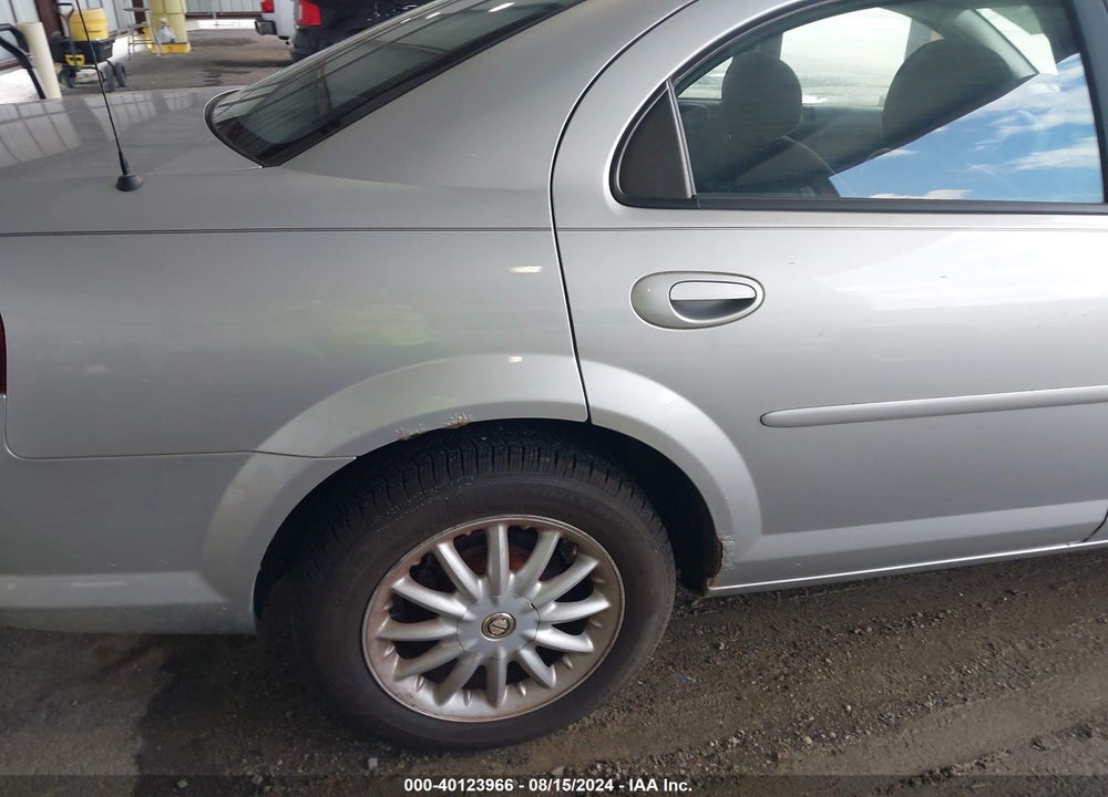 2002 CHRYSLER SEBRING LX/LX PLUS VIN: 1C3EL46X62N286858